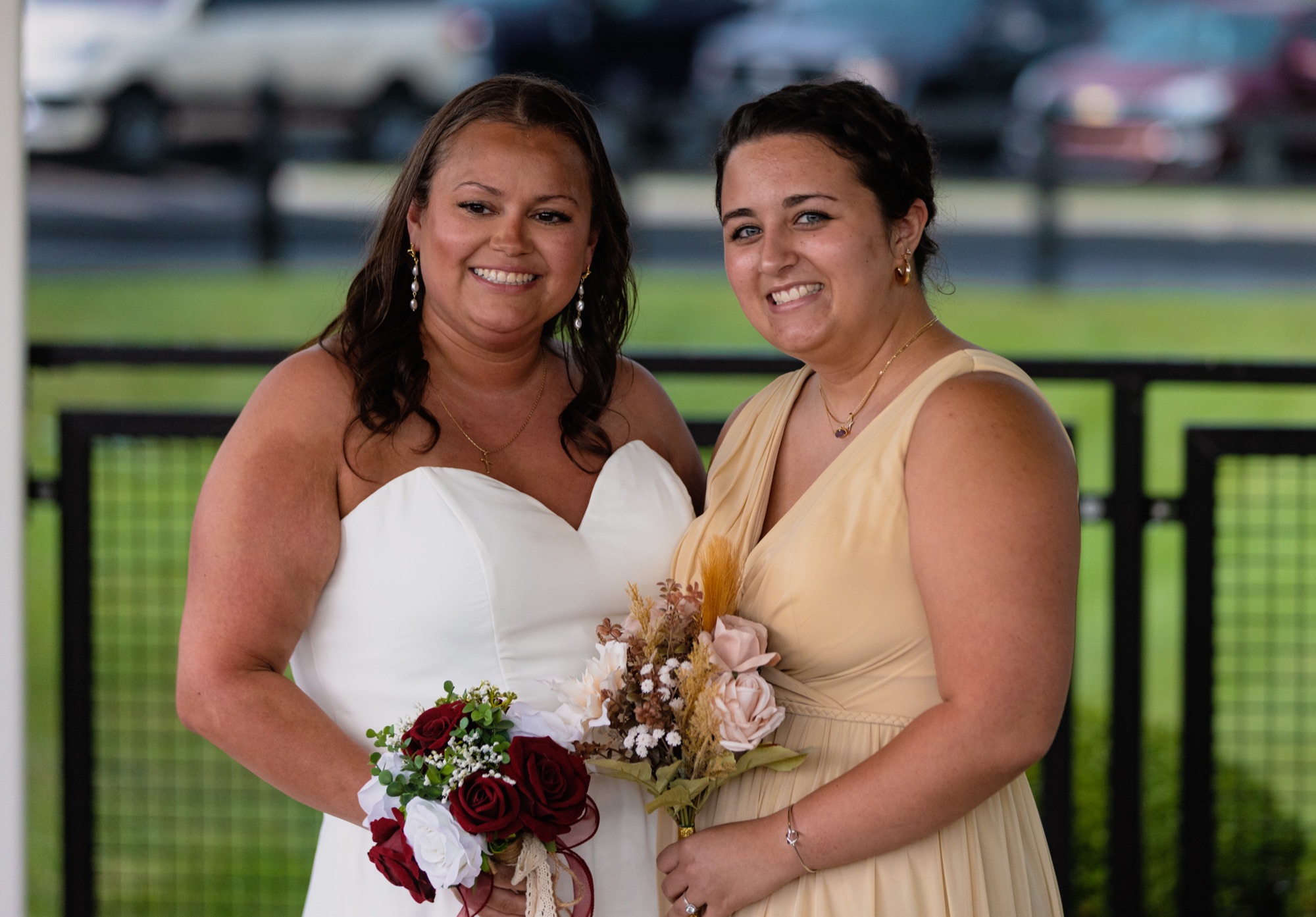 Newlyweds after the ceremony