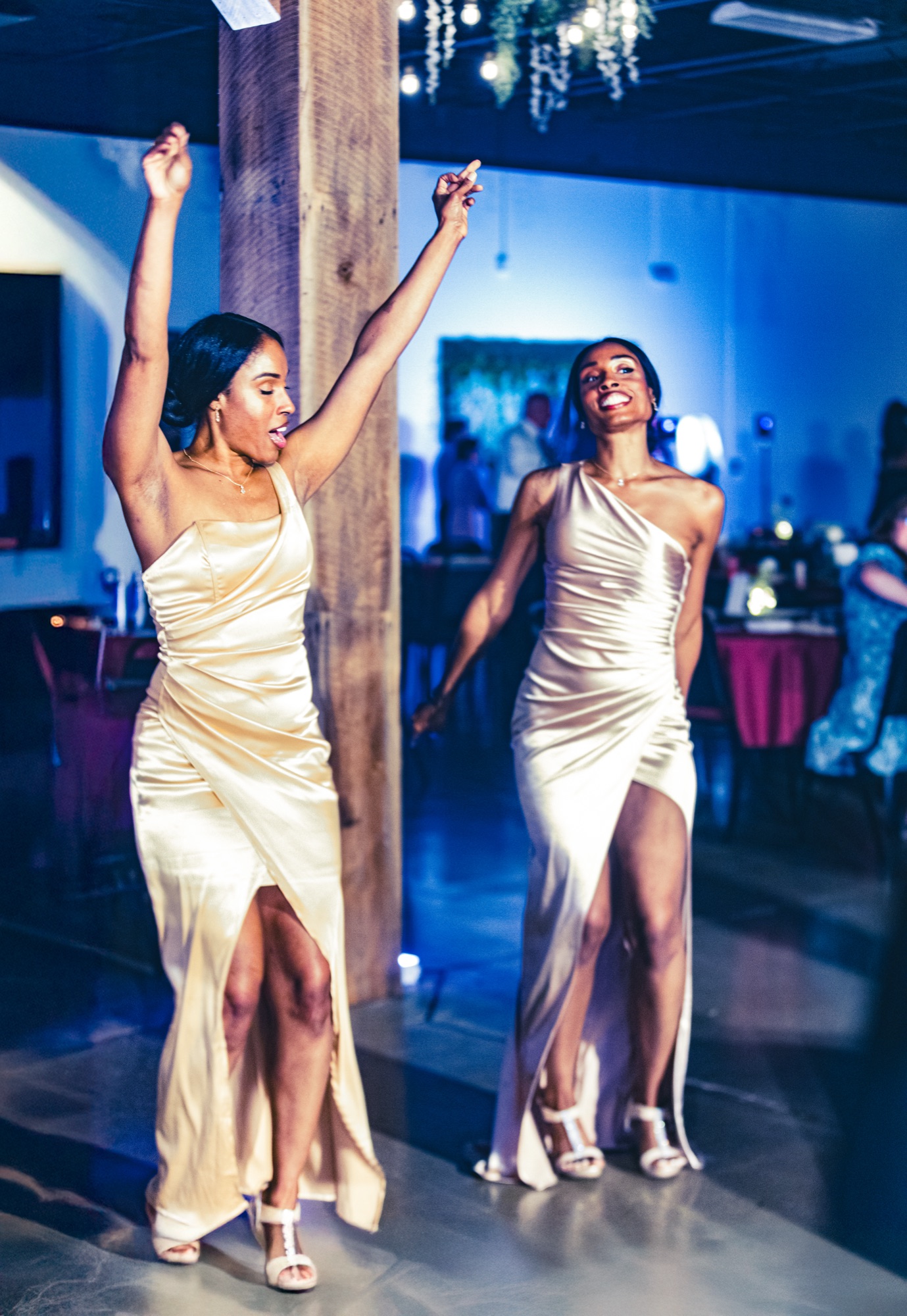 Dance-floor entrance at the reception
