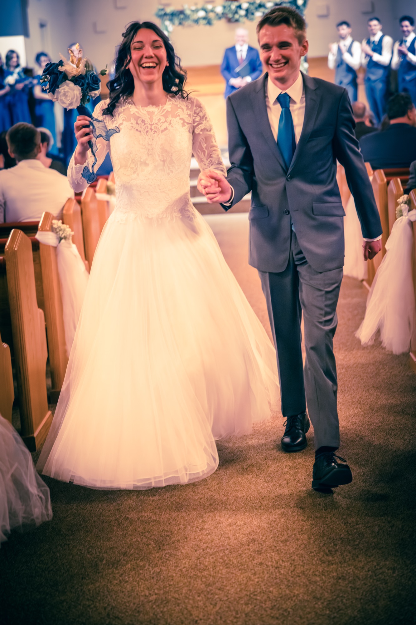 Walking back up the aisle