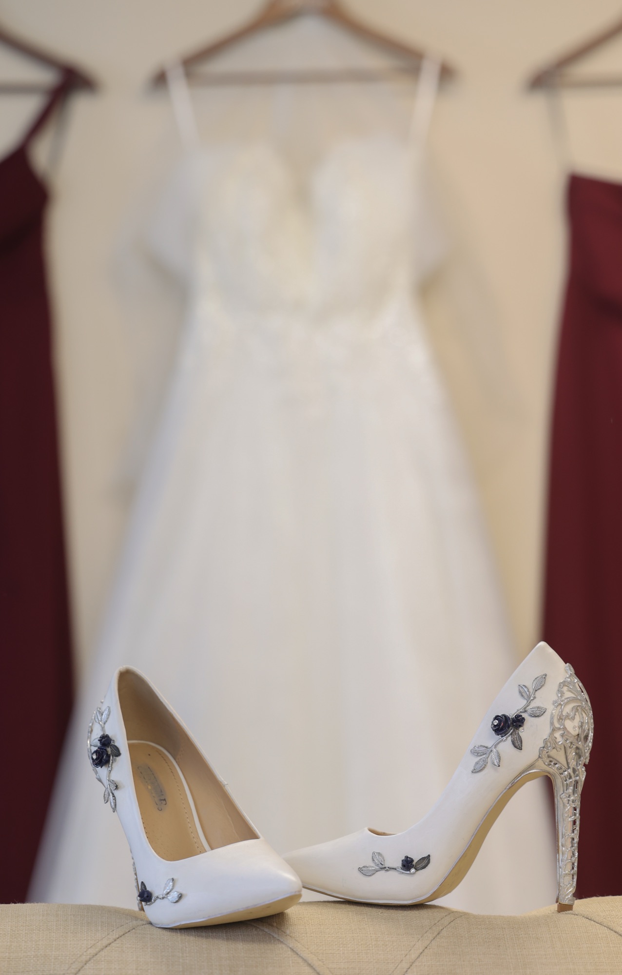 The dress, ready and waiting